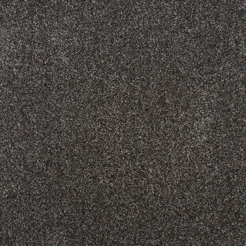 Dark Grey Luxury Saxony Carpet - Far