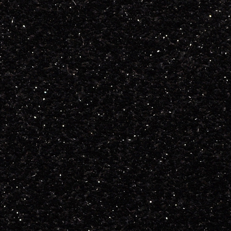 Black Glitter Sparkly Twist Carpet - Close