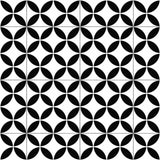 Black Retro Victorian Tile Pattern Primo Vinyl Flooring - Far