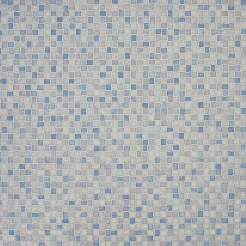 Light Blue Mosaic Tile Primo Vinyl Flooring - Far