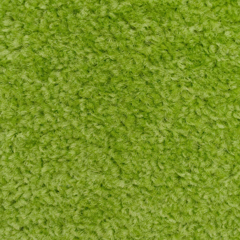 Lime Green Felt Back Twist Carpet - Close