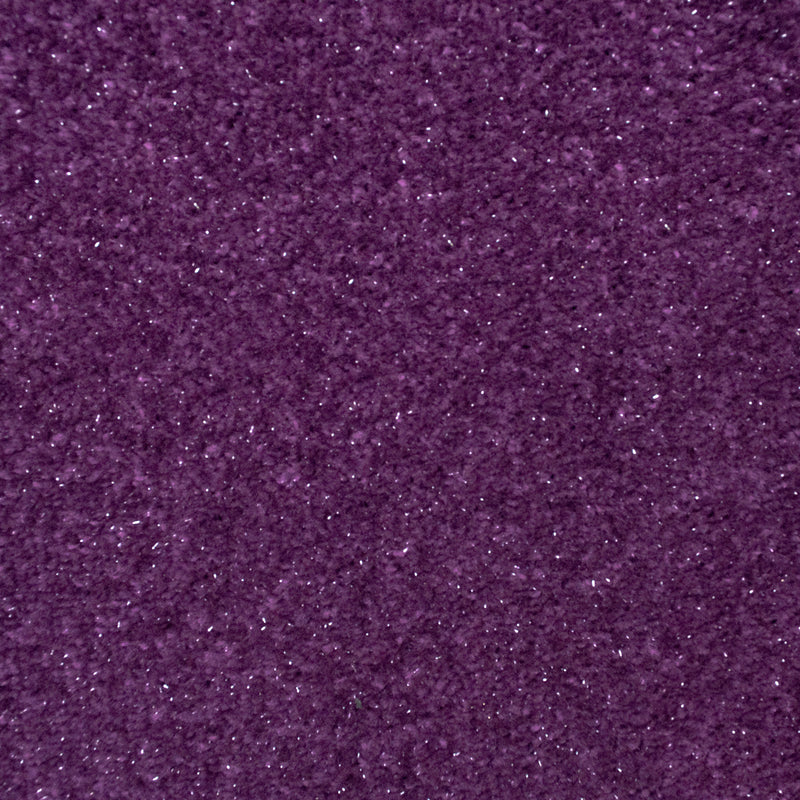 Purple Glitter Sparkly Twist Carpet - Close