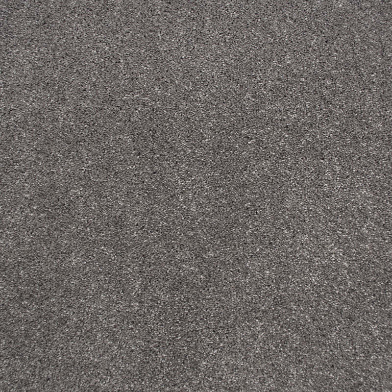 Rich Grey Soft Supreme Felt Back Saxony Carpet