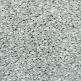 Silver Grey Supreme Felt Back Saxony Carpet - Close