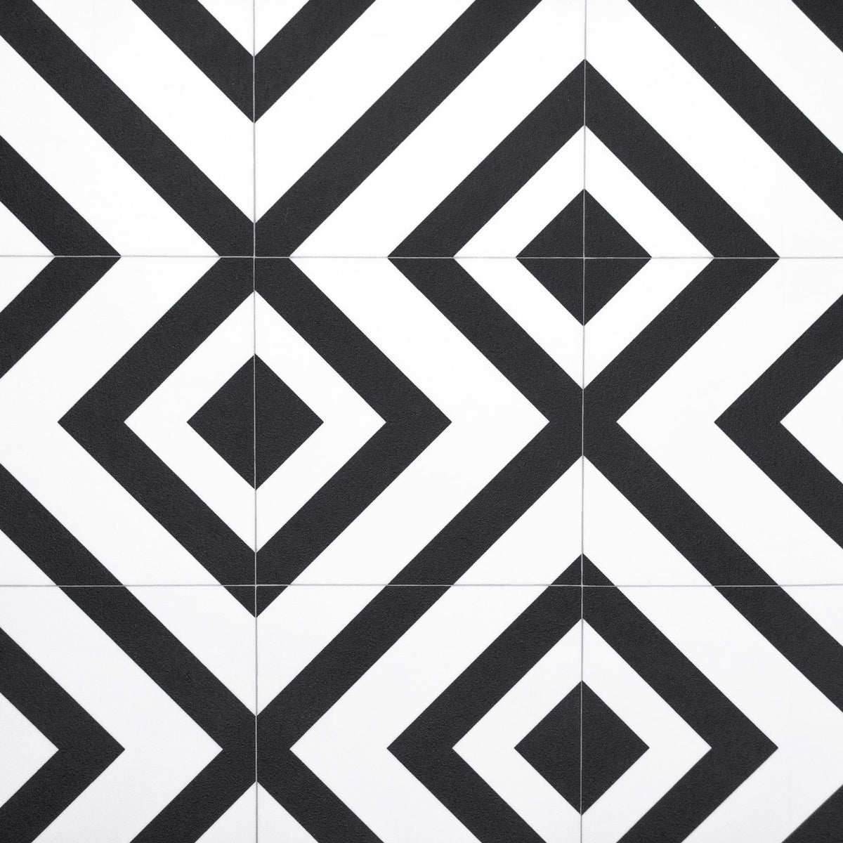 Black White Retro Diamond Tile Style Candy Vinyl Flooring More For Your Floor UK