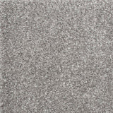 Light Grey Luxury Saxony Carpet - Close