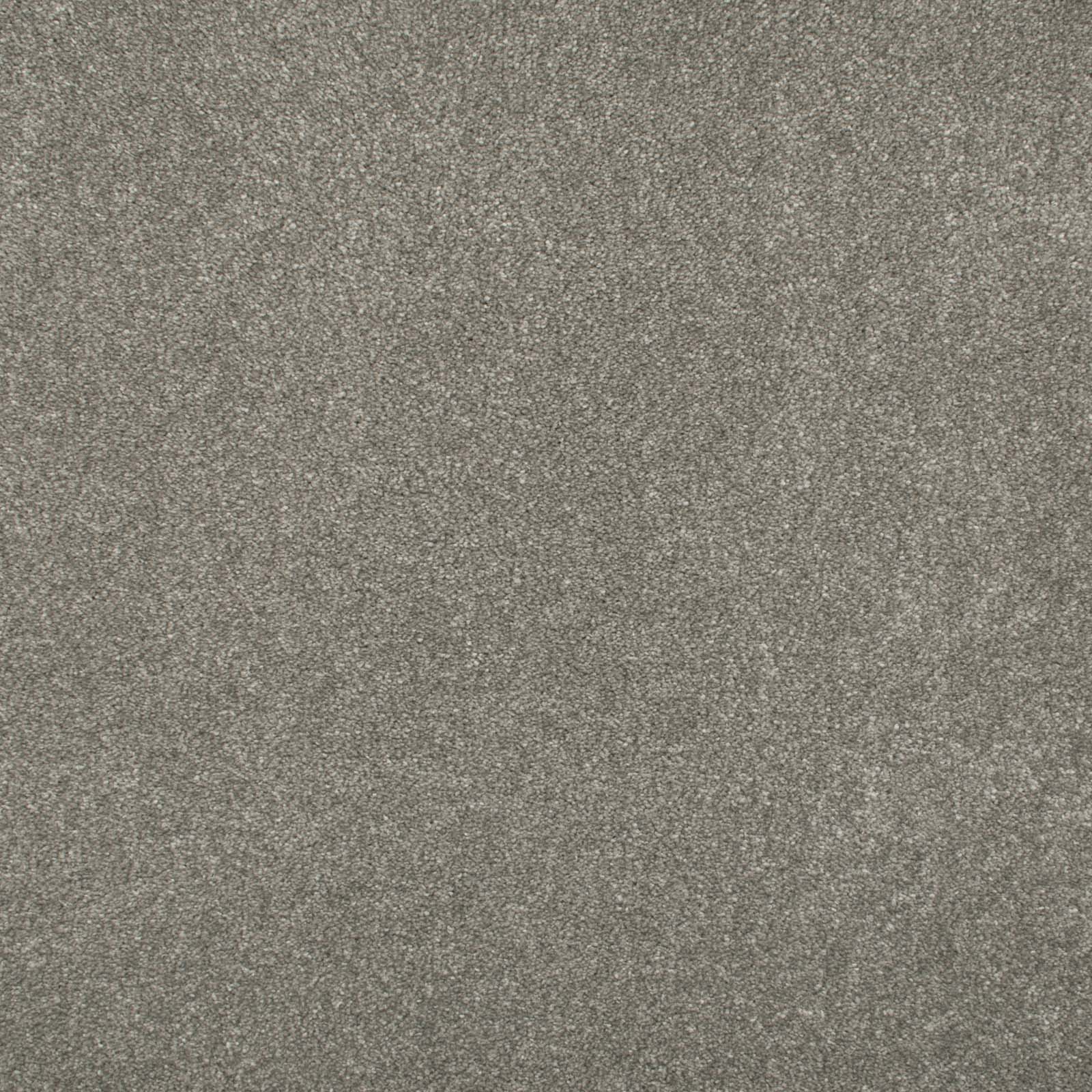 Stone Grey Luxury Saxony Carpet - Far