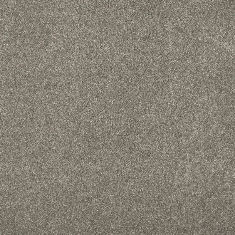 Stone Grey Luxury Saxony Carpet - Far