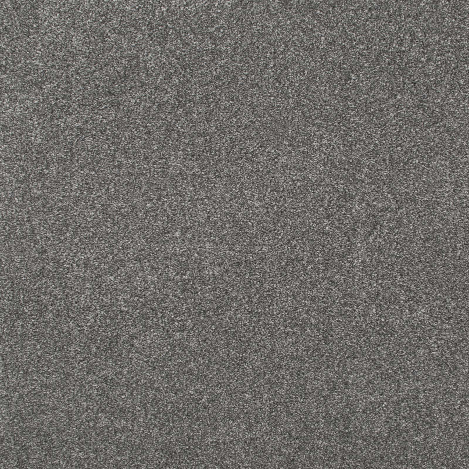 Mid Grey Luxury Saxony Carpet - Far