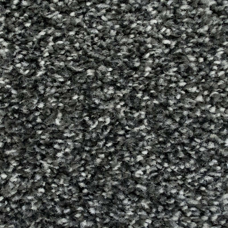 Anthracite Supreme Felt Back Saxony Carpet - Close