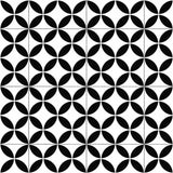 Black Retro Victorian Tile Pattern Primo Vinyl Flooring - Far