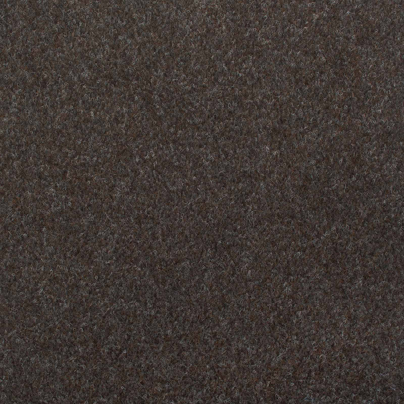 Dark Brown Contract Velour Gel Back Carpet - Far
