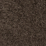 Dark Grey Brown Felt Back Twist Carpet - Close