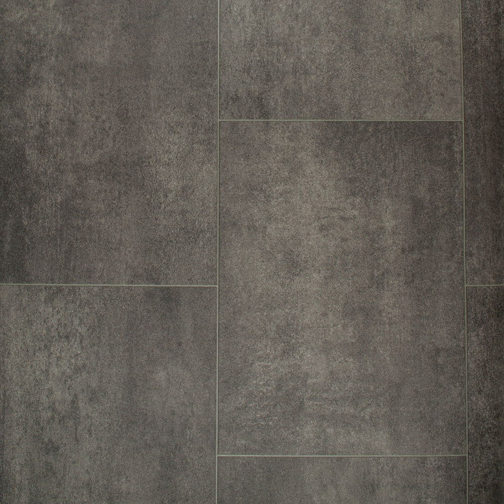 Dark Grey Modern Tile Style Primo Vinyl Flooring