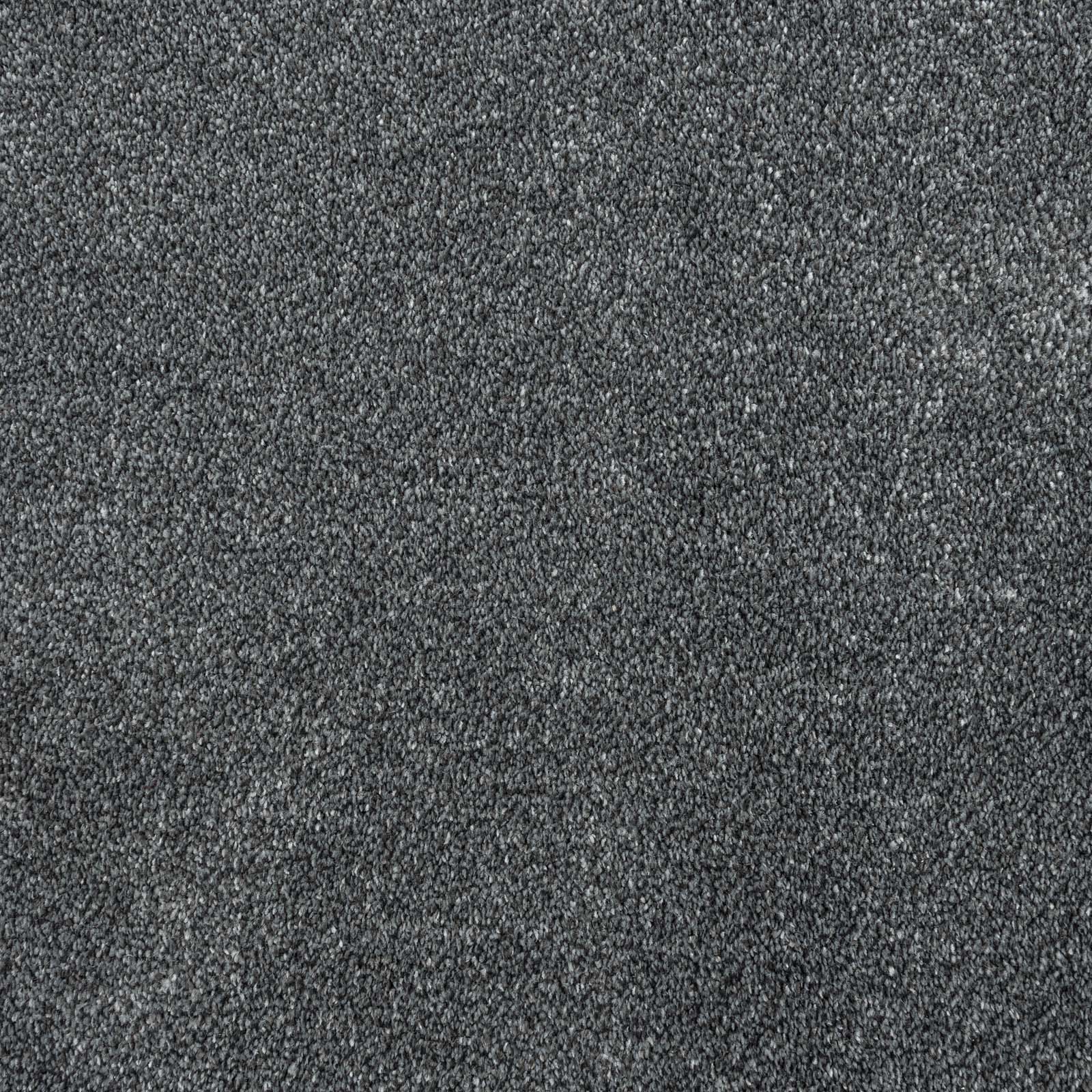Dark Grey Soft Supreme Felt Back Saxony Carpet