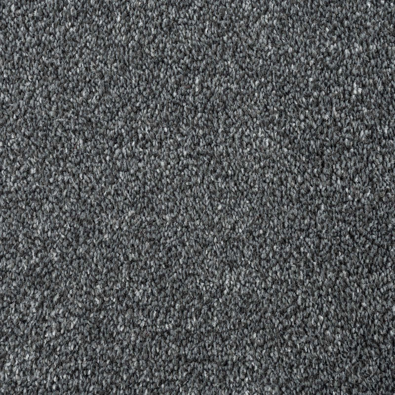 Dark Grey Soft Supreme Felt Back Saxony Carpet