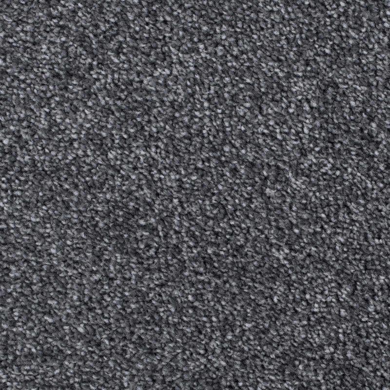 Dark Grey Supreme Action Back Saxony Carpet - Close