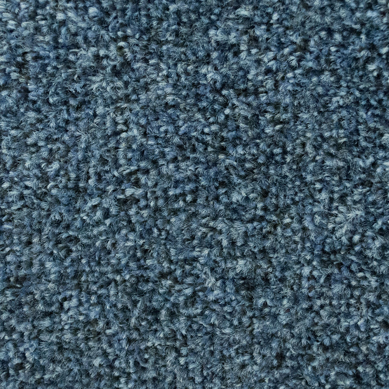 Denim Blue Liberty Heathers Twist Carpet - Close