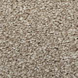 Earthy Beige Supreme Saxony Carpet - Close