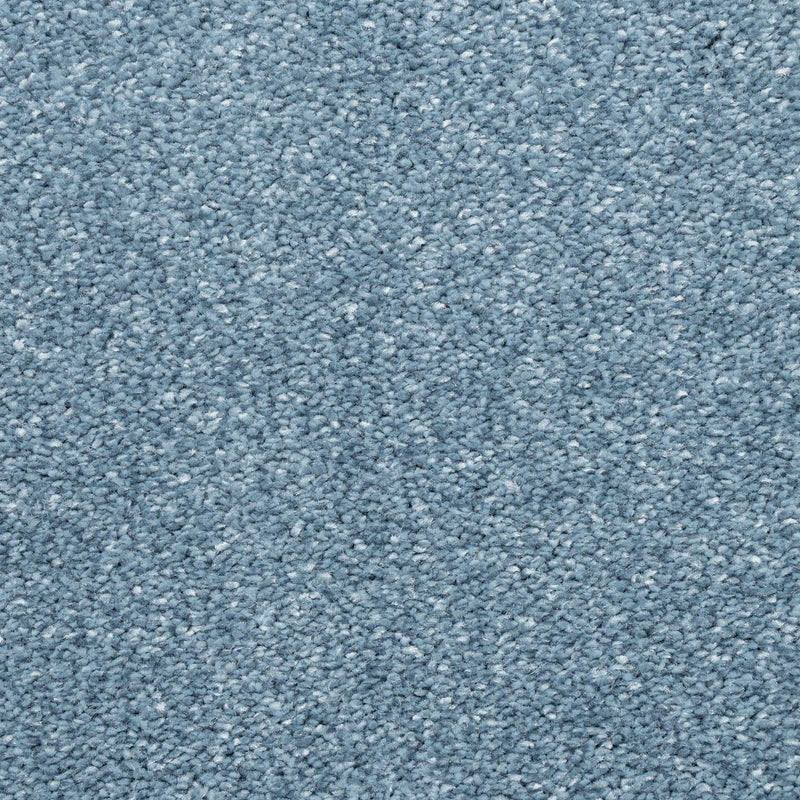 Faded Blue Soft Supreme Action Back Saxony Carpet