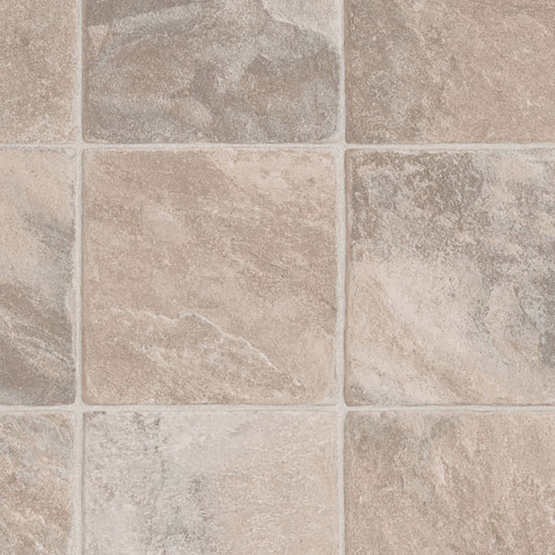 Granite Grege Authentic 261 Tile Vinyl Flooring - Far