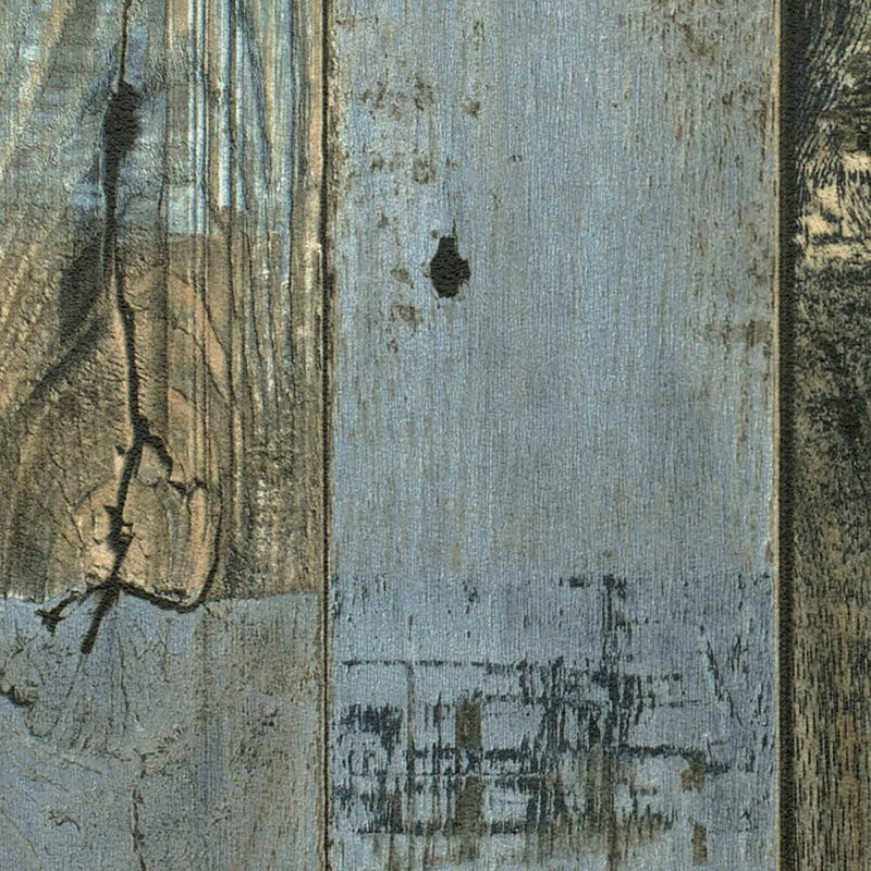 Grey Blue Reclaimed Wood Plank Primo Vinyl Flooring - Close