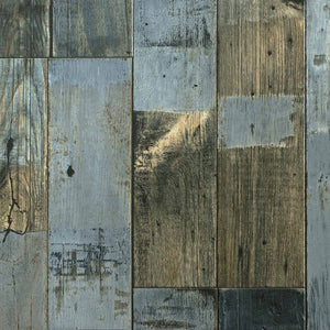 Grey Blue Reclaimed Wood Plank Primo Vinyl Flooring - Far