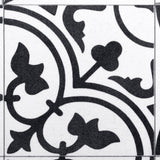 Grey Classic Modern Tile Pattern Primo Vinyl Flooring - Close