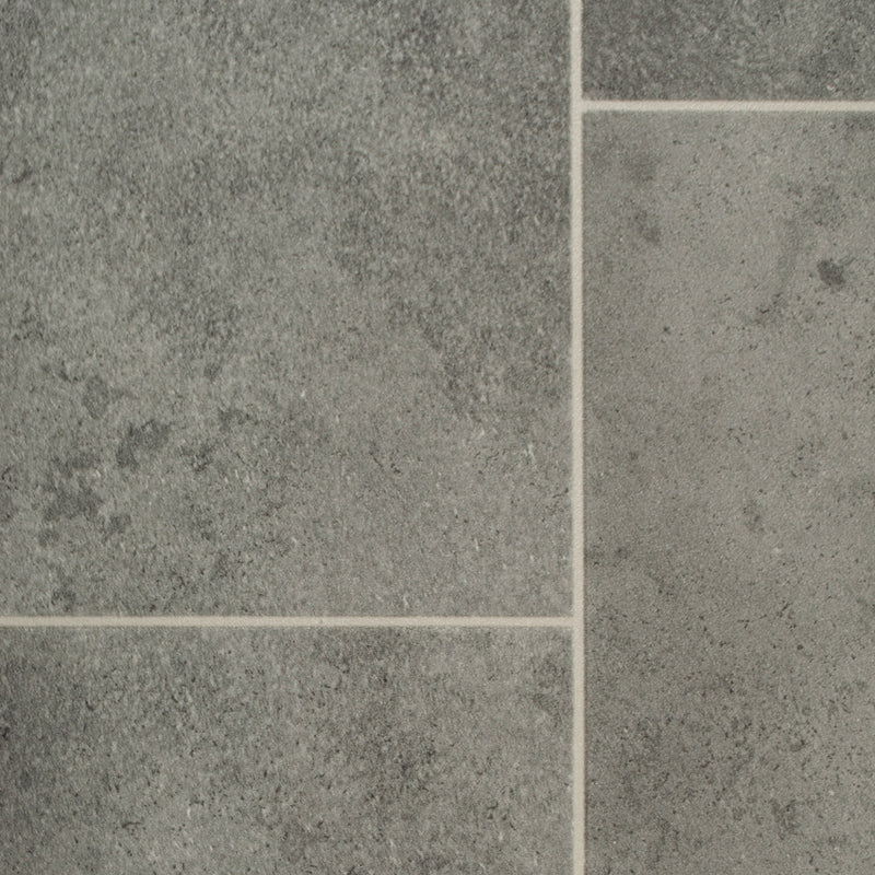 Grey Stone Tile Style Primo Vinyl Flooring