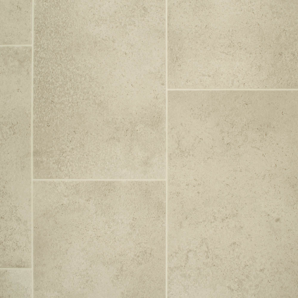 Light Grey Stone Tile Style Primo Vinyl Flooring