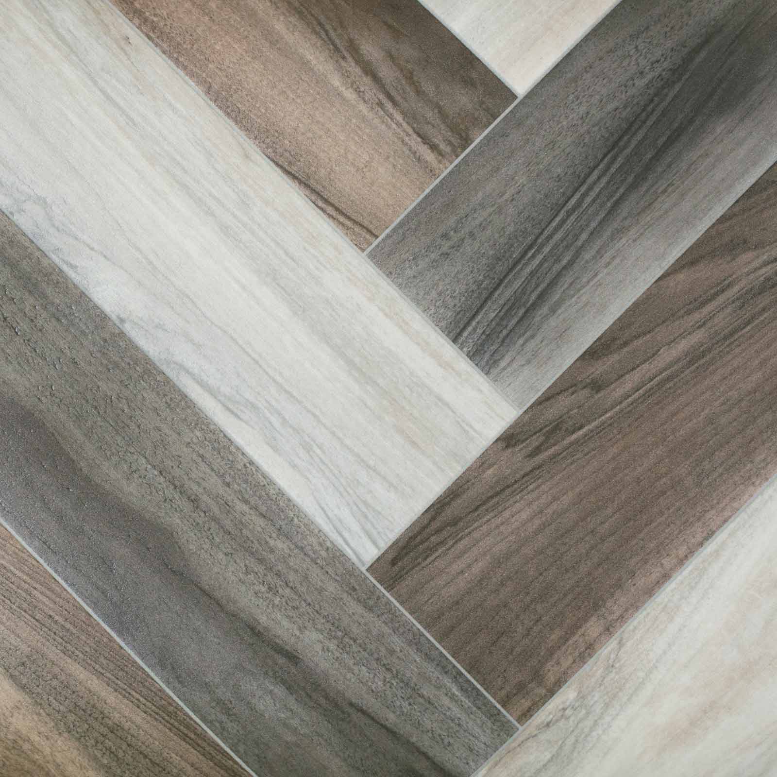 Light Modern Parquet Wood Style Vinyl Flooring - Far