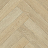 Light Natural Double Parquet Style Vintage Herringbone Vinyl Flooring