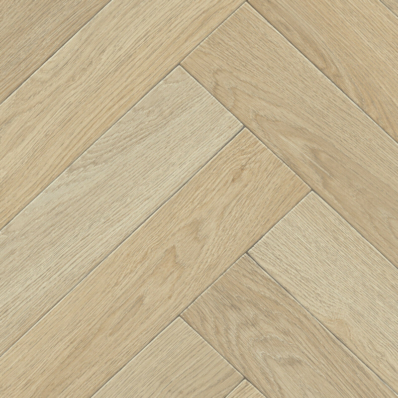 Light Natural Double Parquet Style Vintage Herringbone Vinyl Flooring