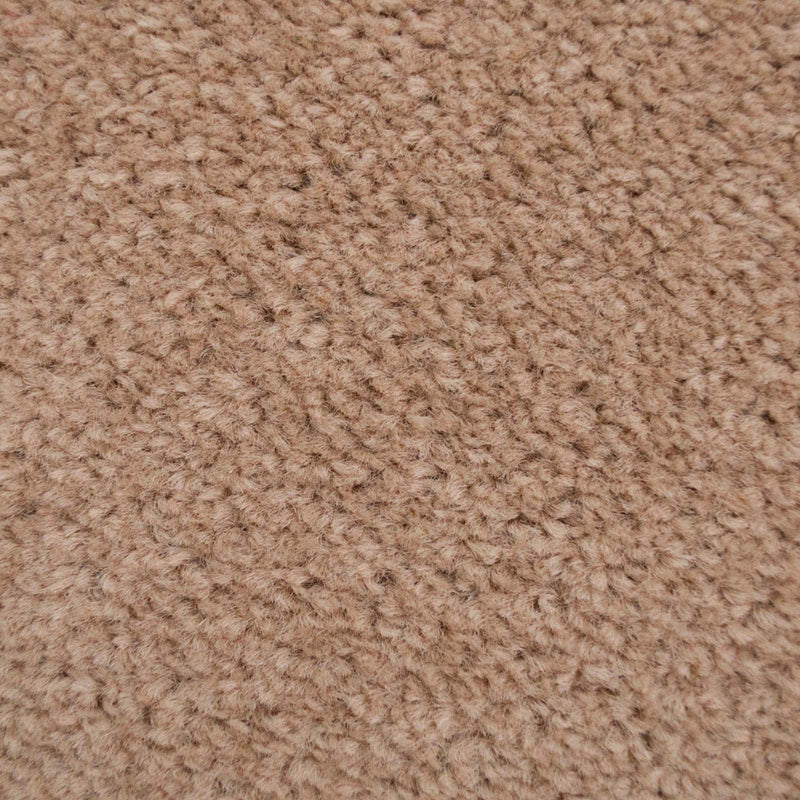 Natural Beige Felt Back Twist Carpet - Close