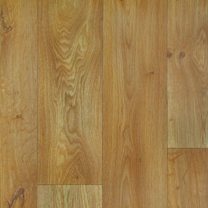 Natural Oak Wood Style Vinyl Flooring - Far
