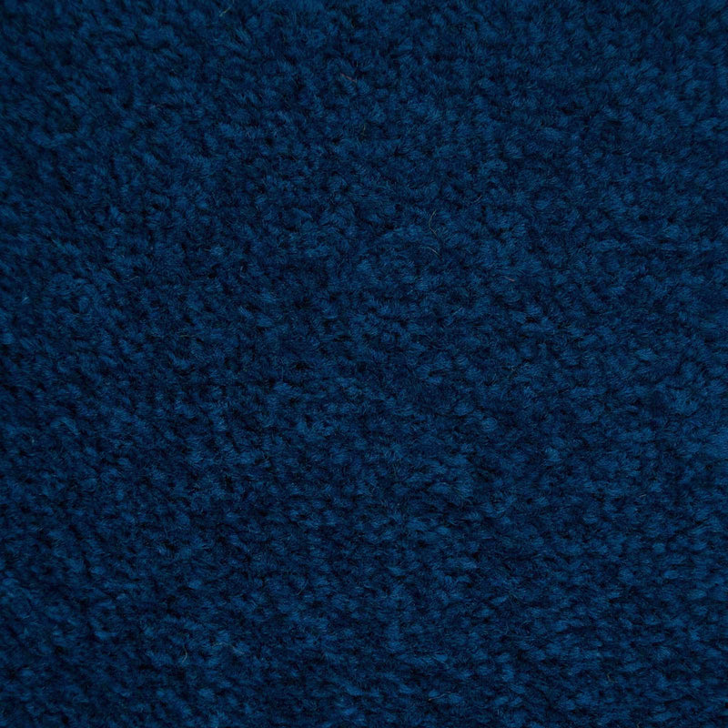 Navy Blue Felt Back Twist Carpet - Close