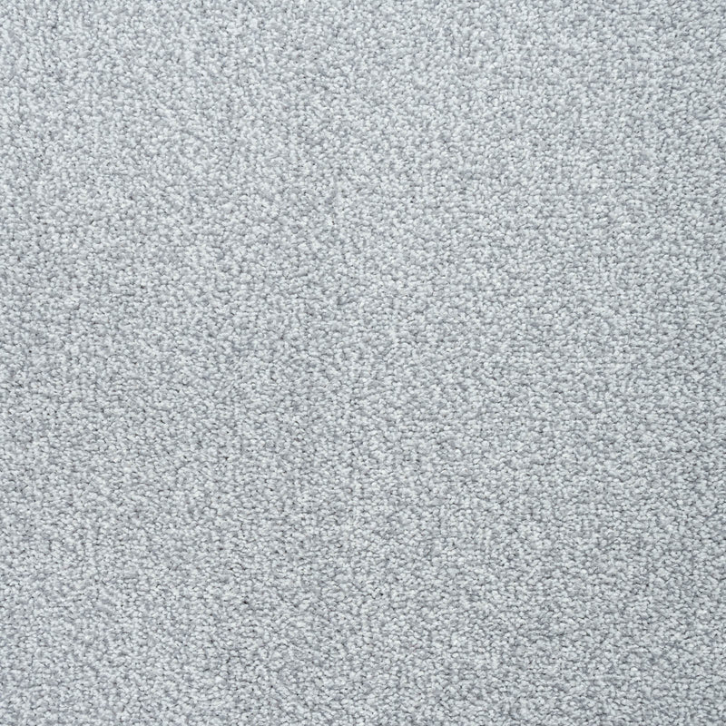 Platinum Grey Soft Supreme Felt Back Saxony Carpet