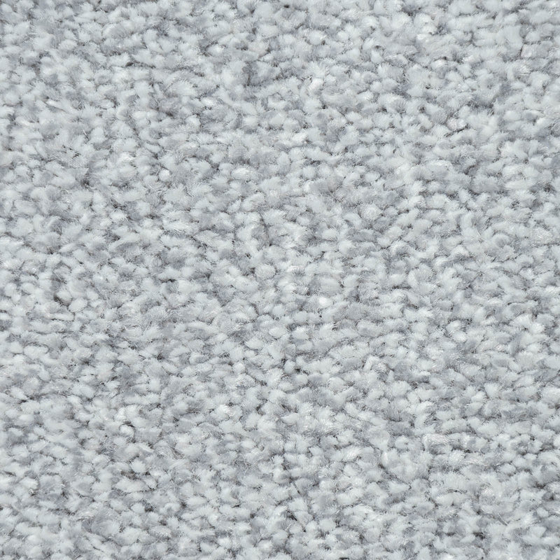 Platinum Grey Soft Supreme Felt Back Saxony Carpet