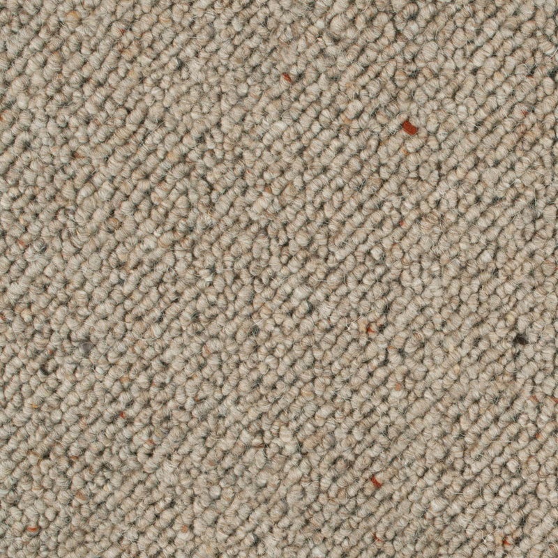 Raw Linen Corsa Berber Deluxe Wool Carpet - Close