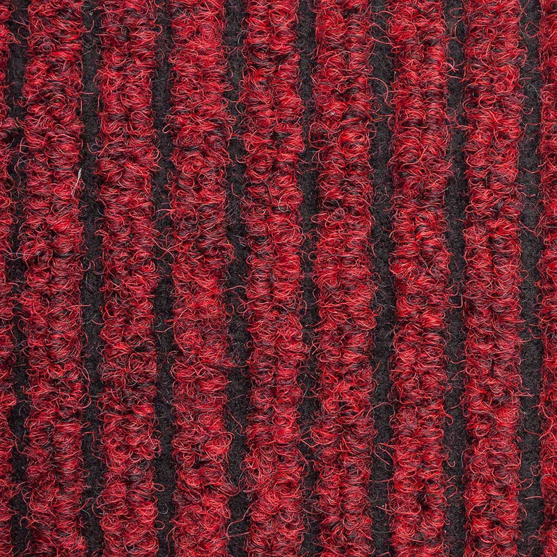 Red Heavy Duty Entrance Matting Loop Carpet - Close