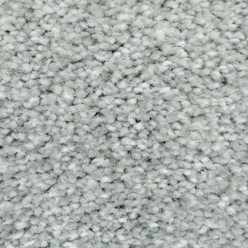 Silver Grey Supreme Action Back Saxony Carpet