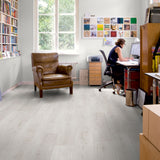Trend Oak White Advanced Laminate Flooring - Lifestyle 1