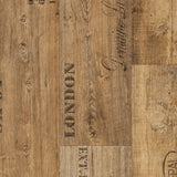 Warm Brown Urban Wood Plank Style Primo Vinyl Flooring