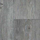 Warm Grey Aged Oak Wood Style Vinyl Flooring - Close
