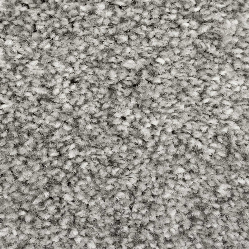 Warm Grey Supreme Felt Back Saxony Carpet - Close